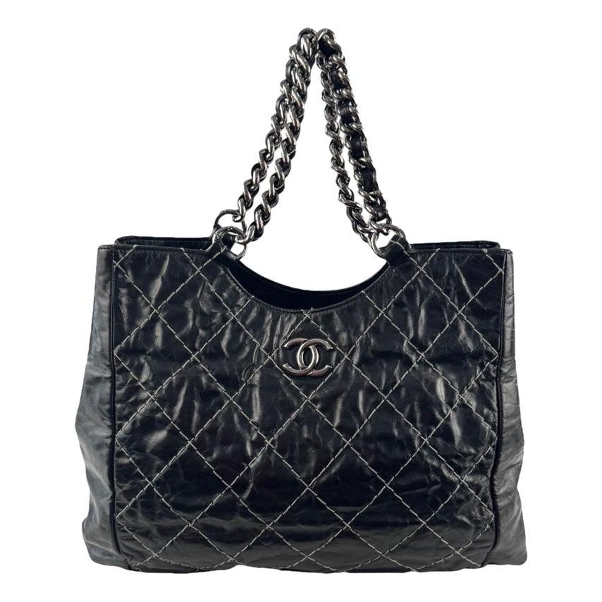 Leather tote