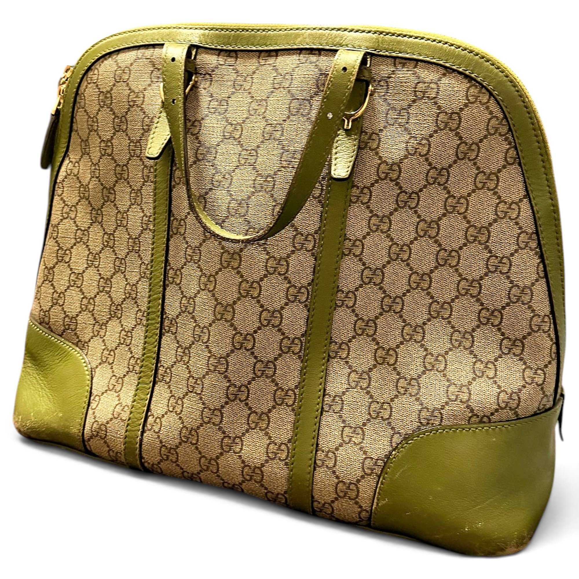 Dôme leather handbag