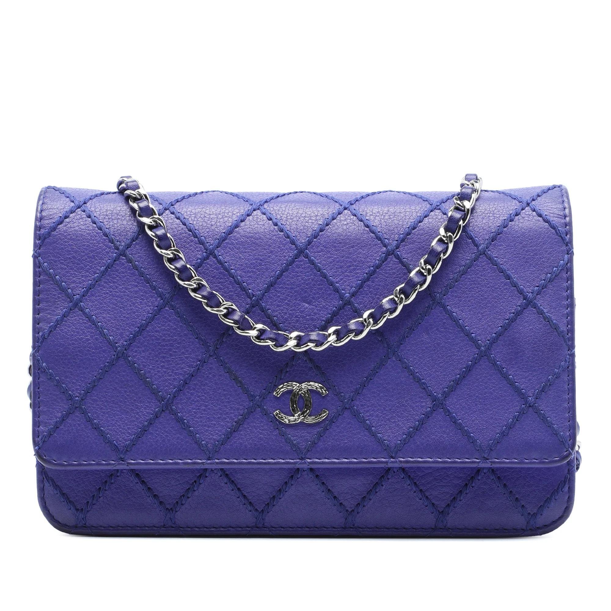 Wallet On Chain Timeless/Classique pony-style calfskin handbag