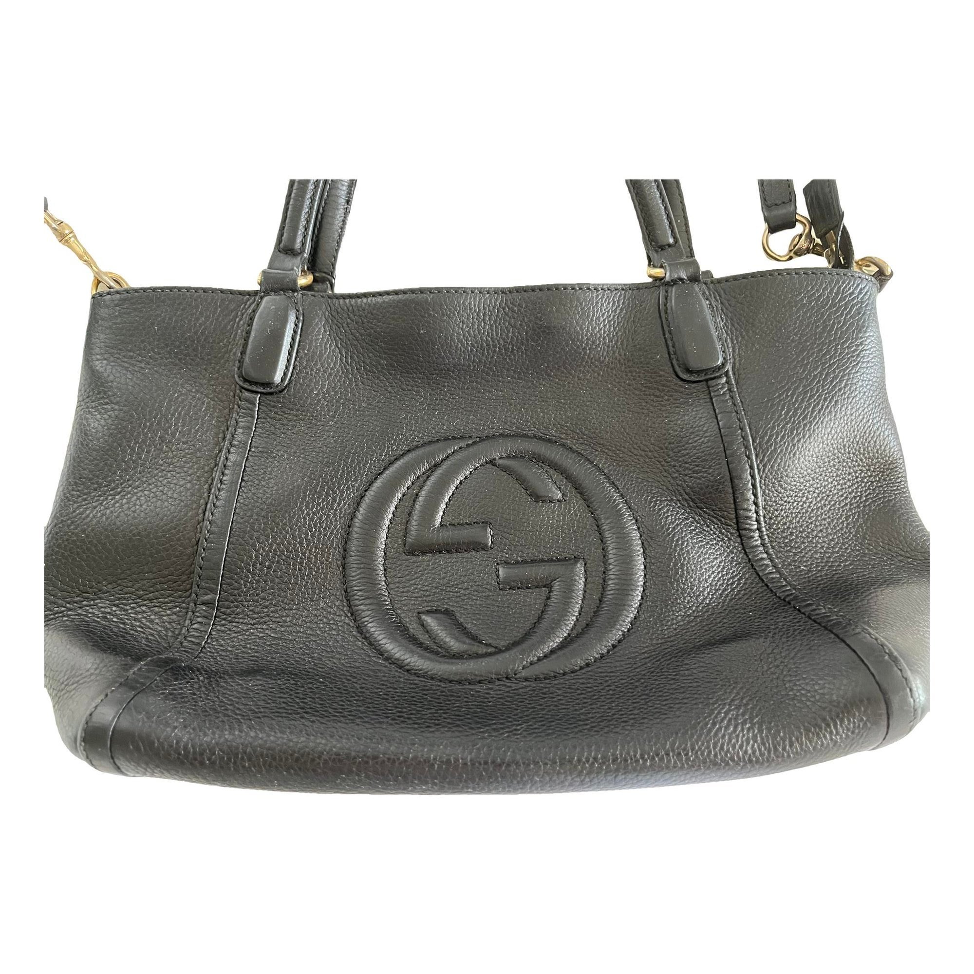 Soho Top Handle leather handbag