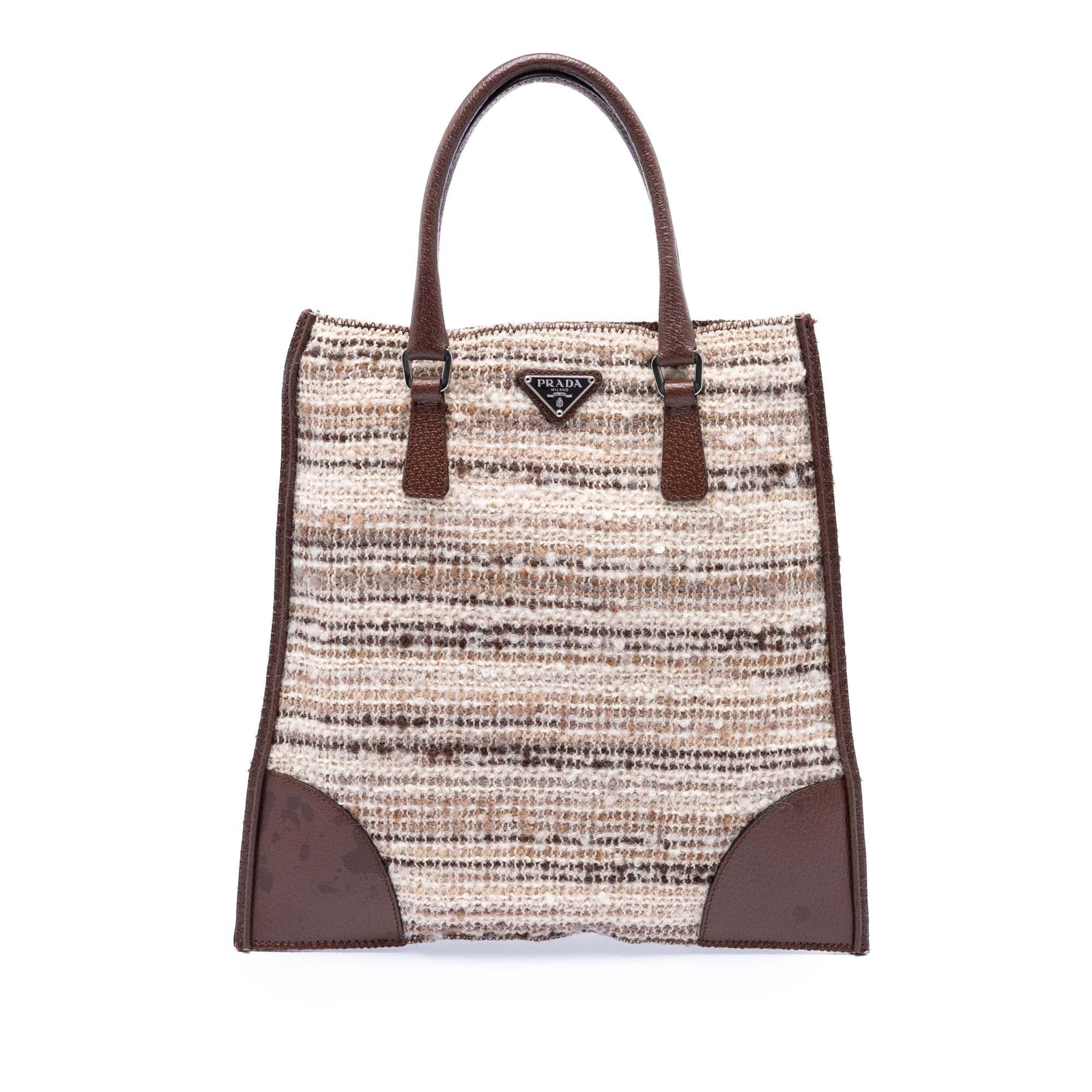 Tweed tote