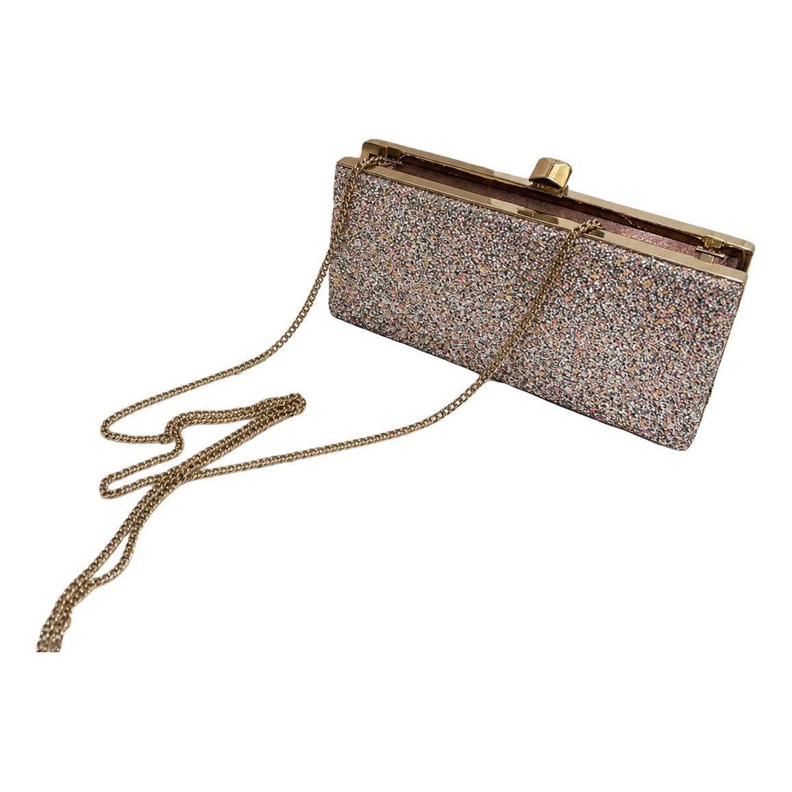 Glitter clutch bag