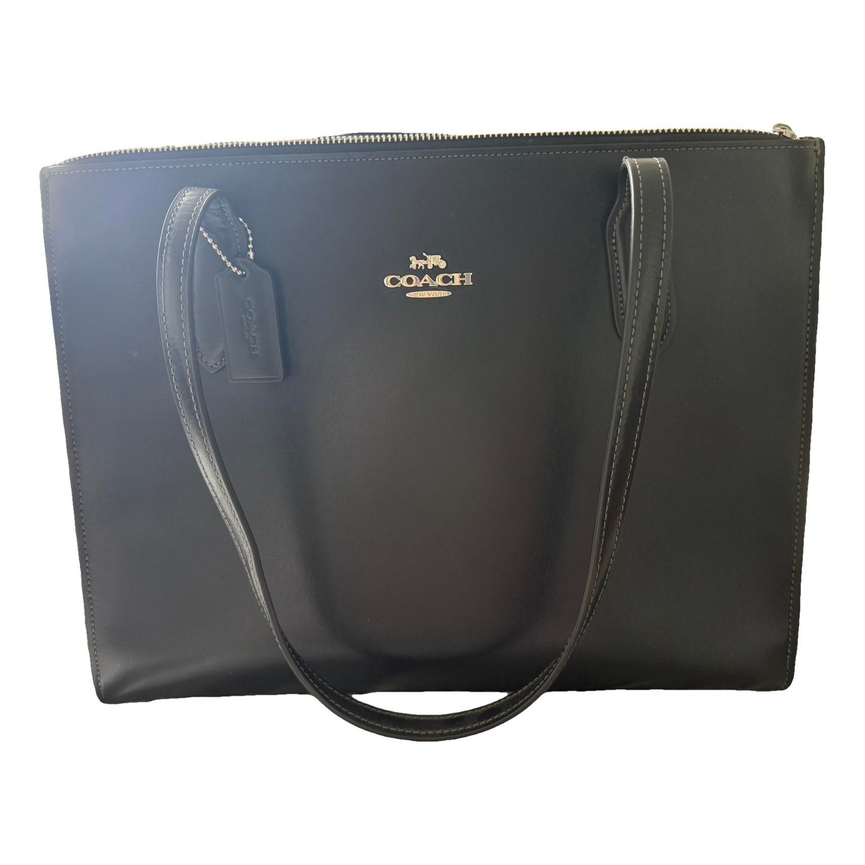 Leather tote