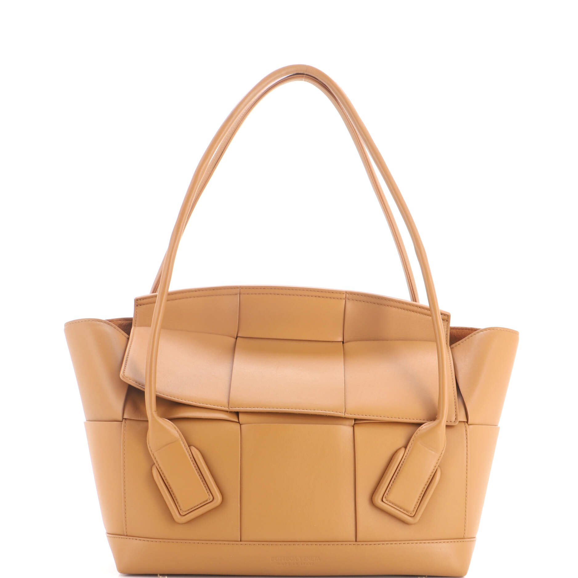 Arco Bag Maxi Intrecciato Leather Medium