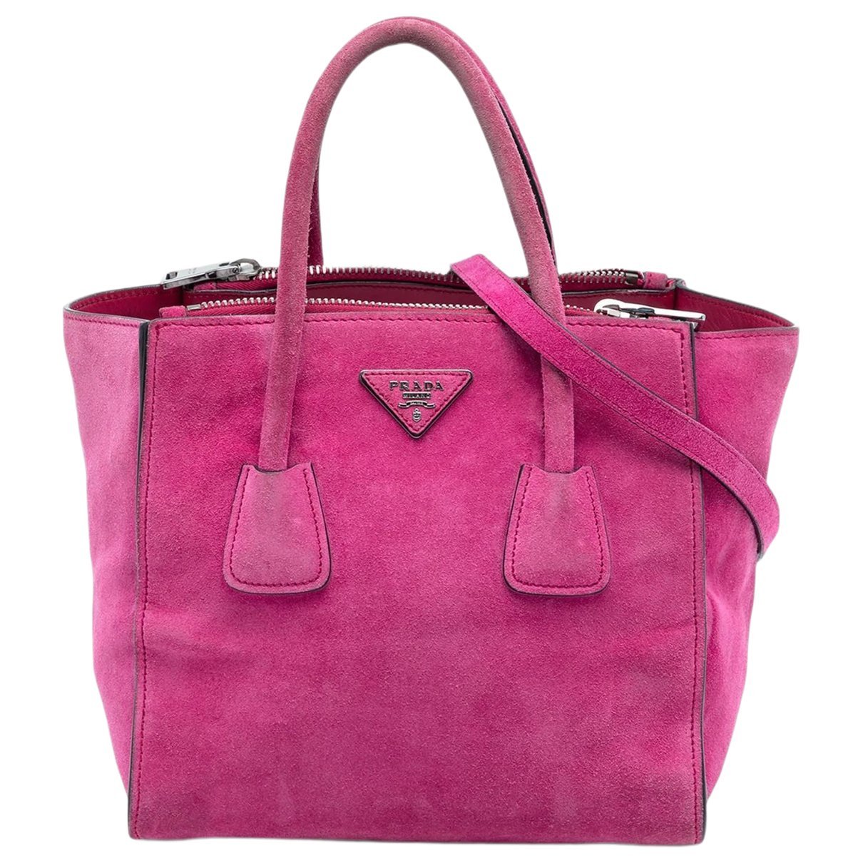 Prada Pocket leather satchel