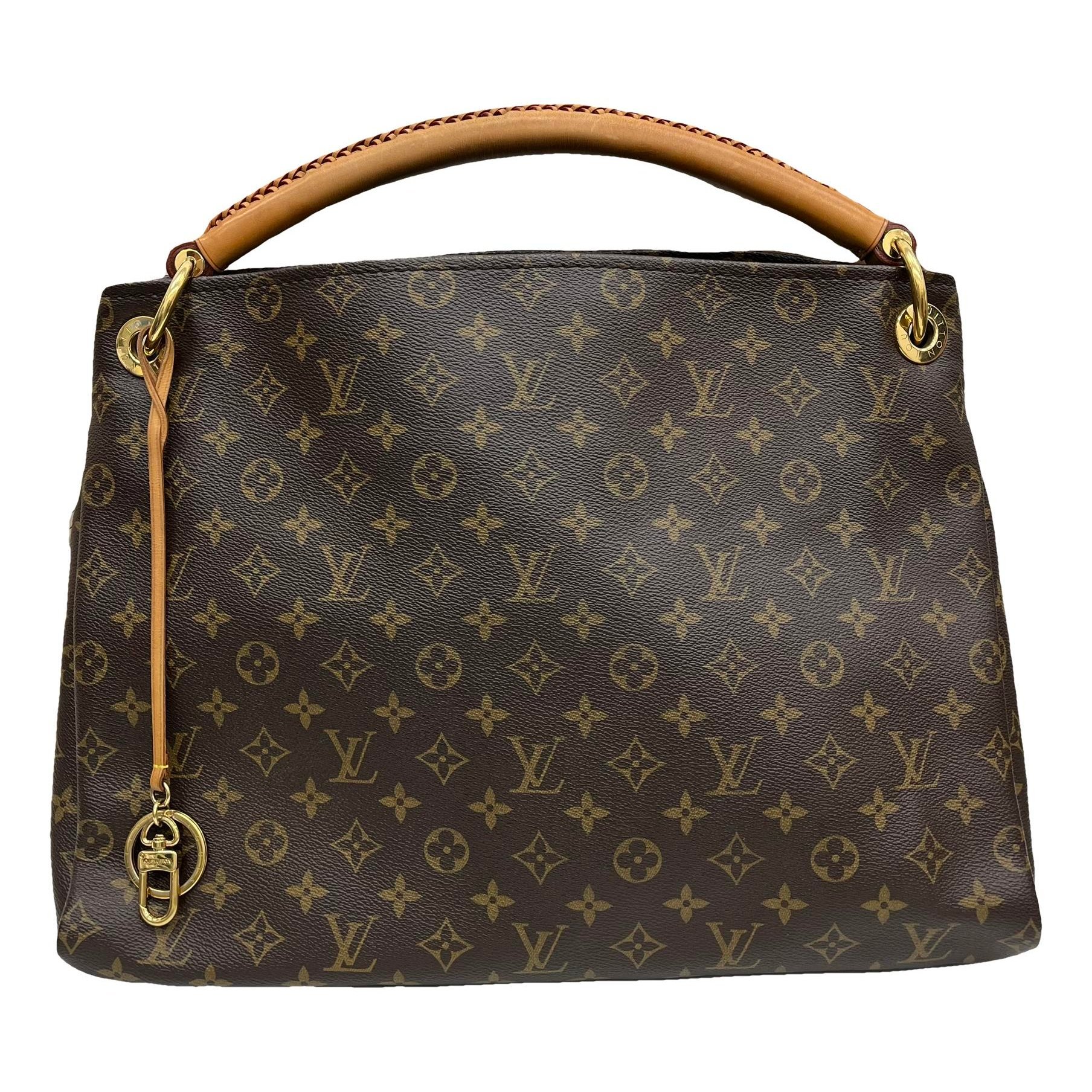 Artsy leather handbag