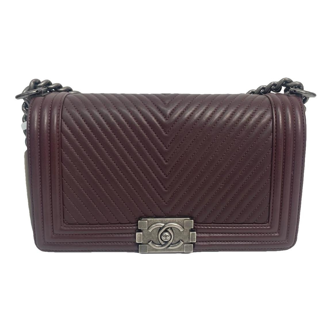 Boy leather crossbody bag