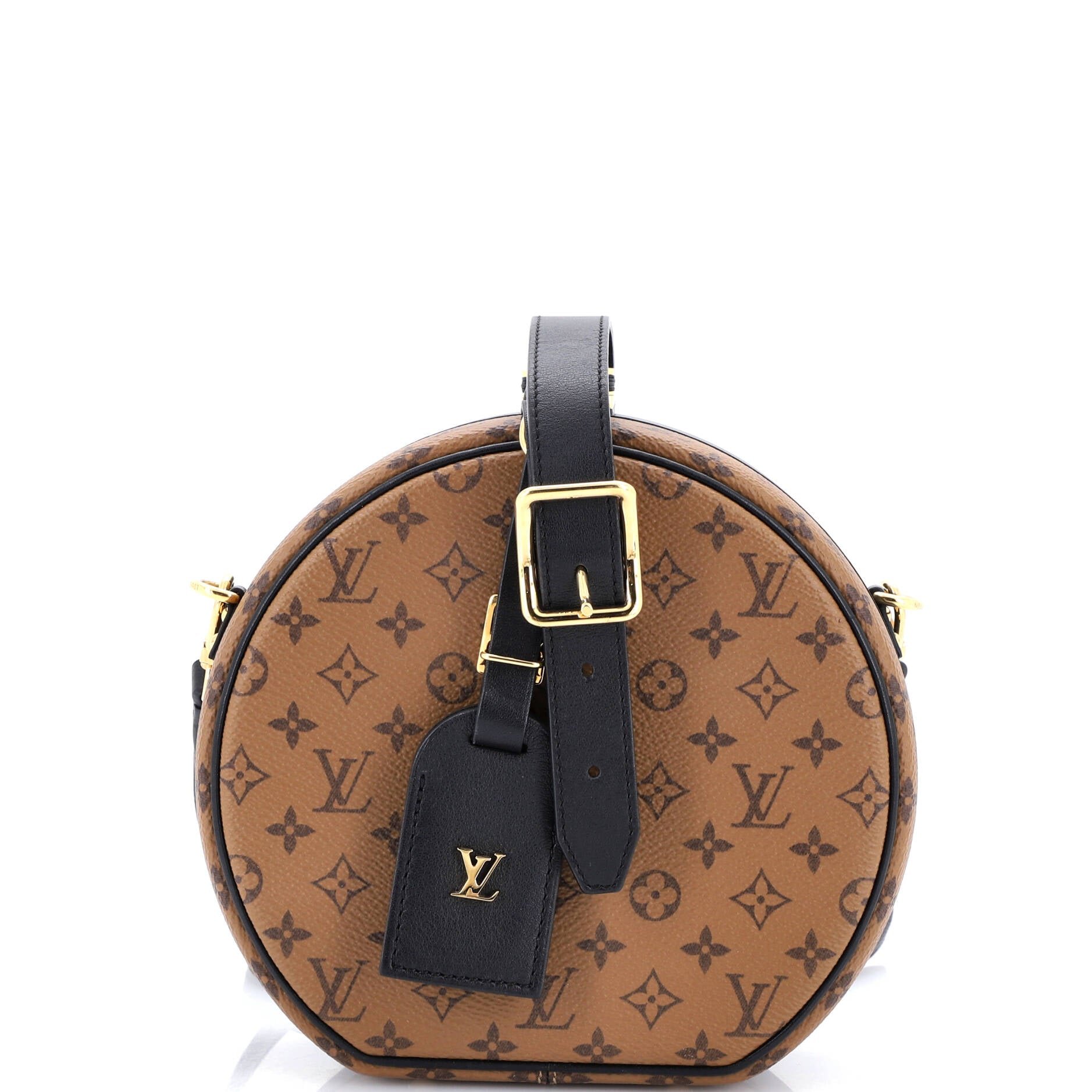 Louis Vuitton Petite Boite Chapeau Bag Reverse Monogram Canvas