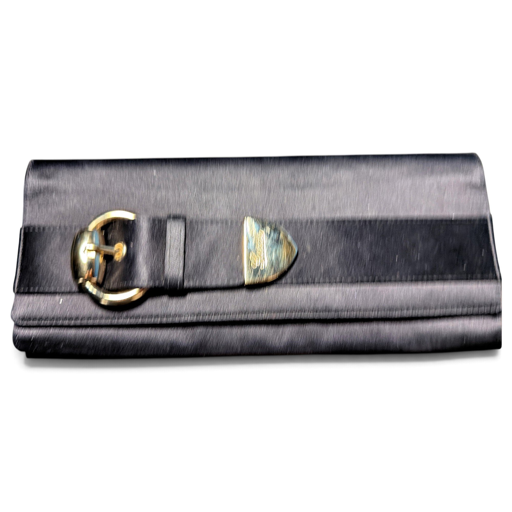 Leather clutch bag