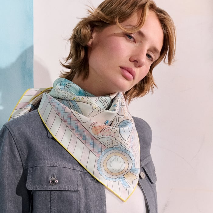 Pony Pit Stop Double Face Scarf 90