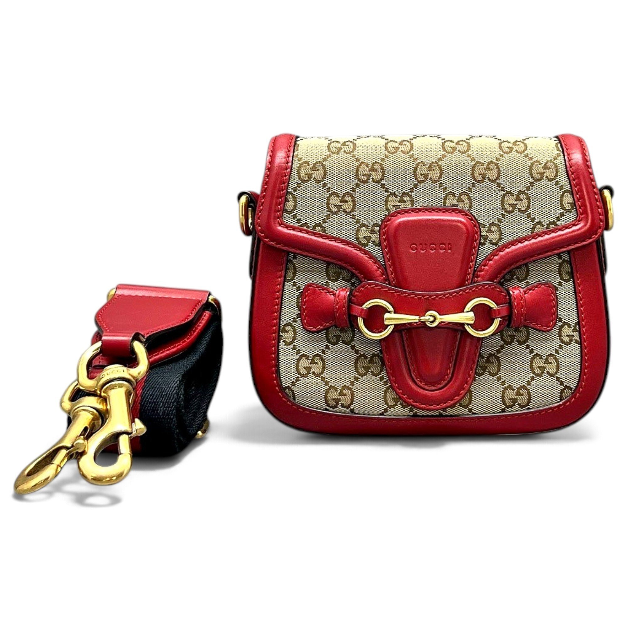 Lady Web cloth crossbody bag