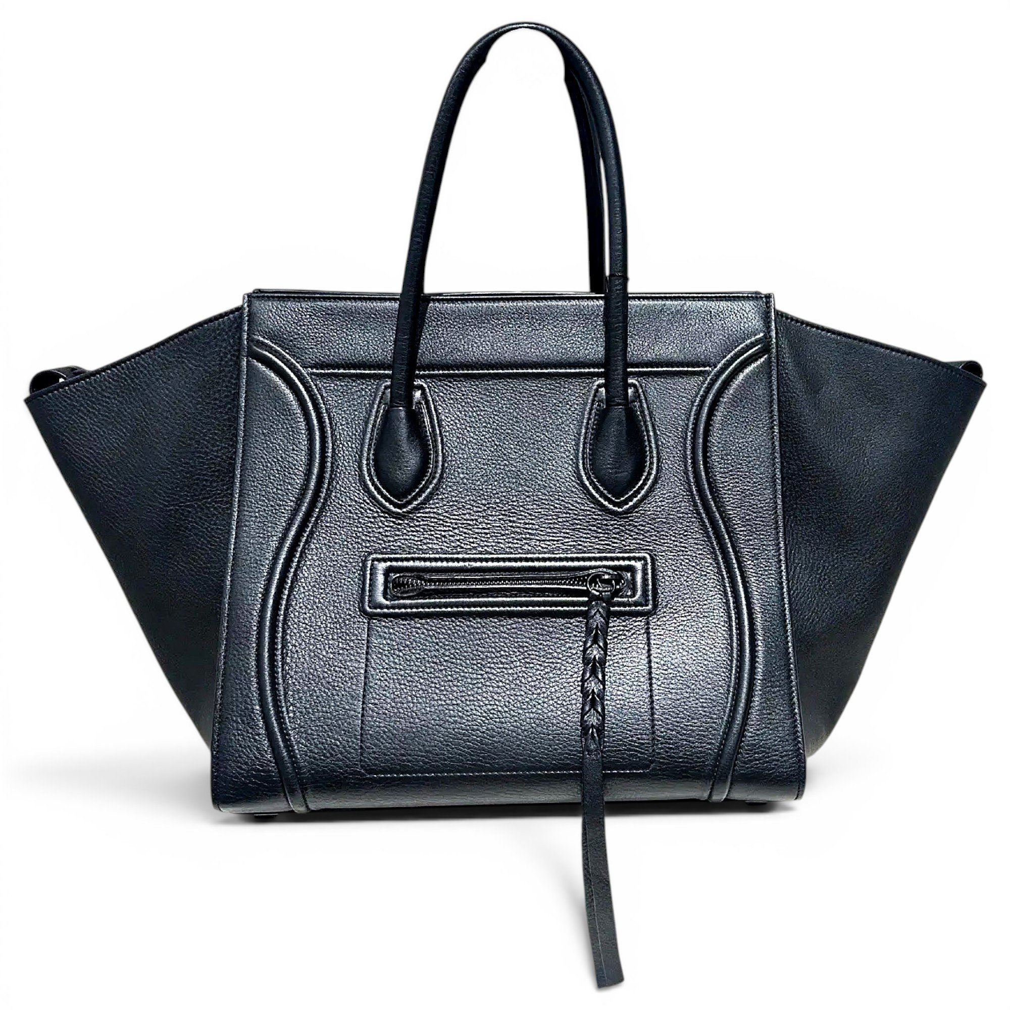 Luggage leather handbag