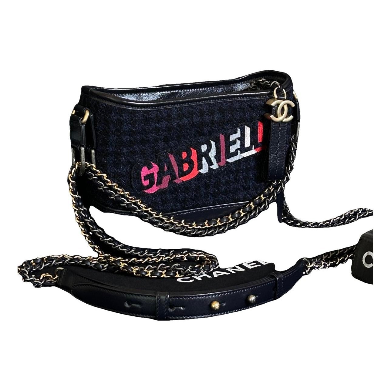 Gabrielle tweed crossbody bag