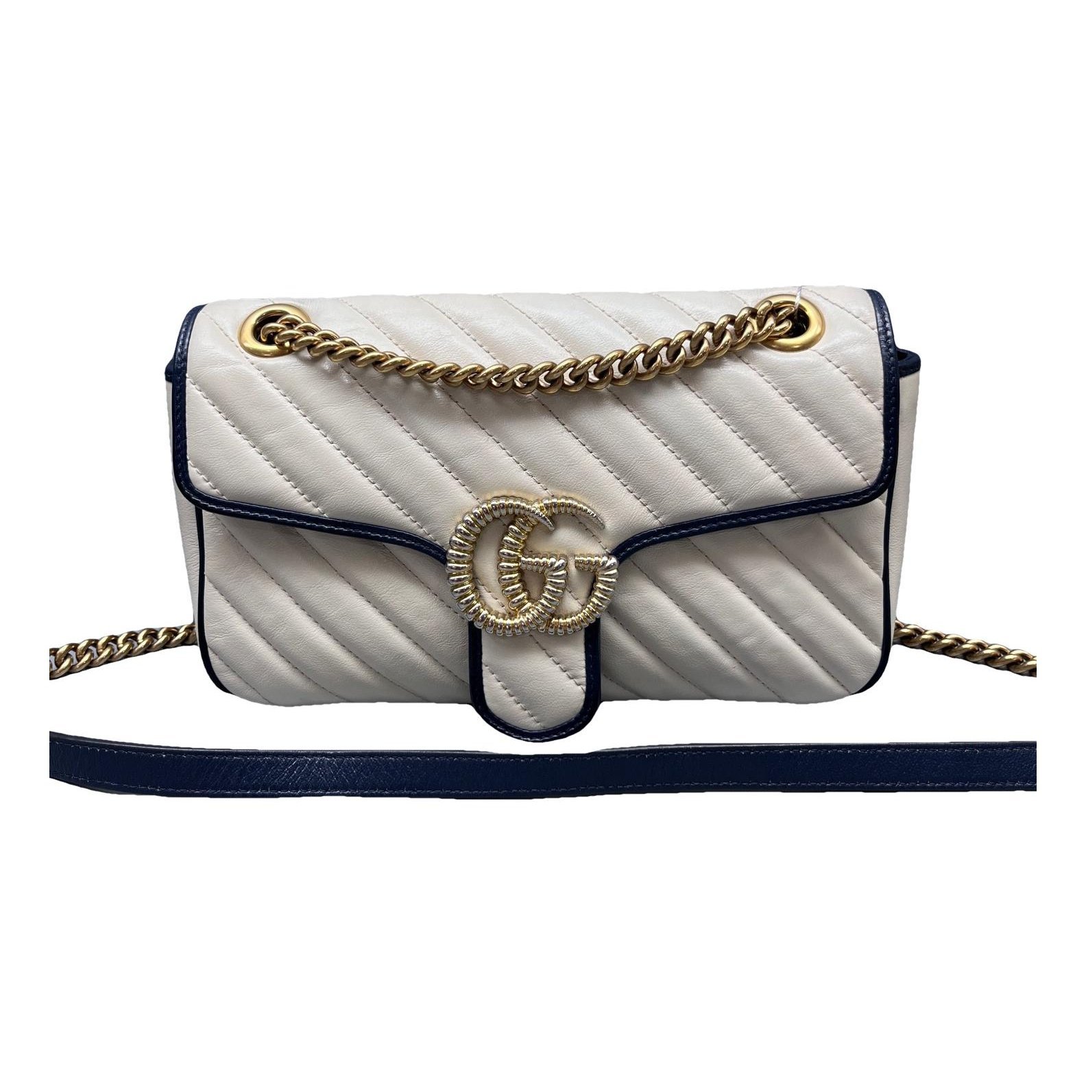GG Marmont Flap leather handbag