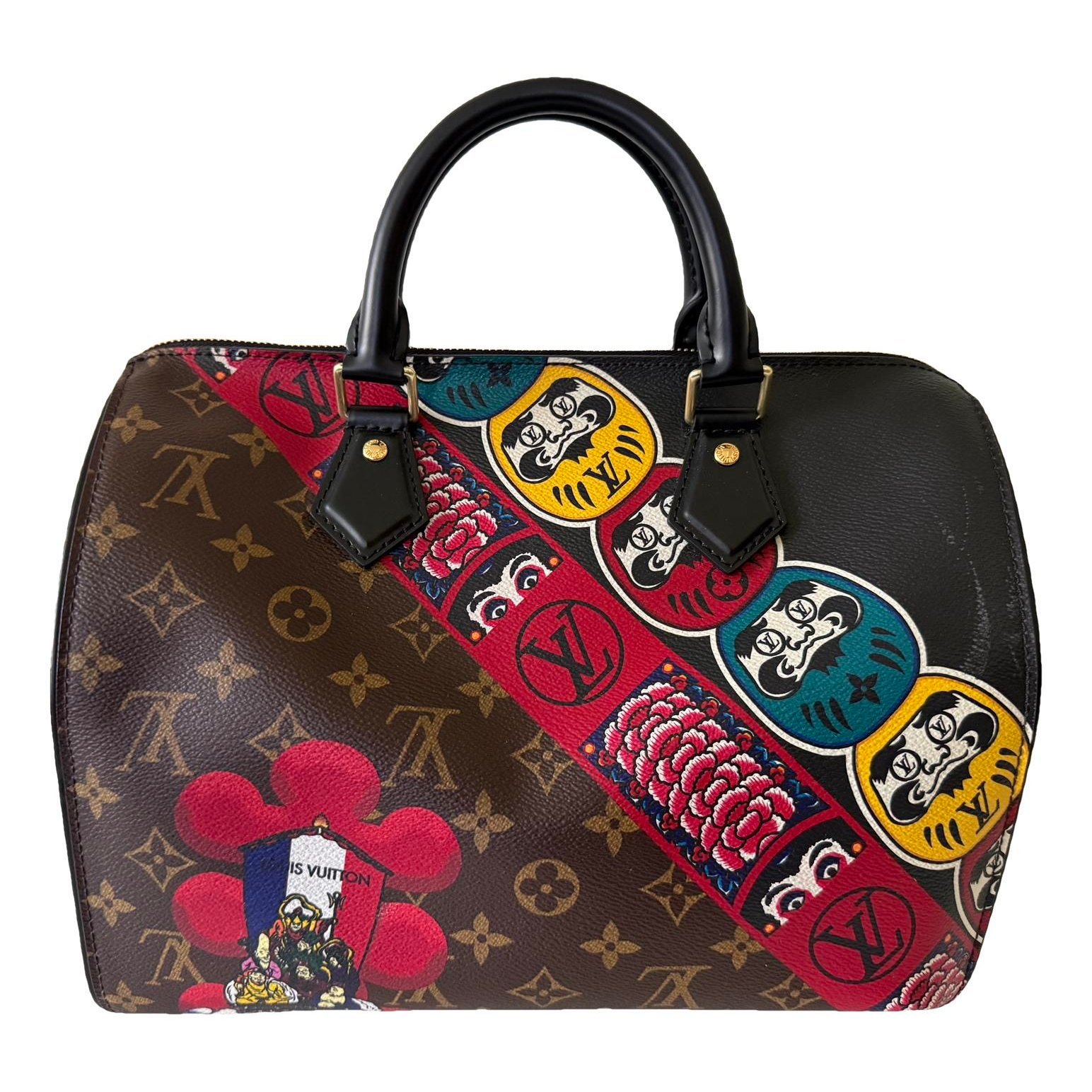 Speedy leather handbag