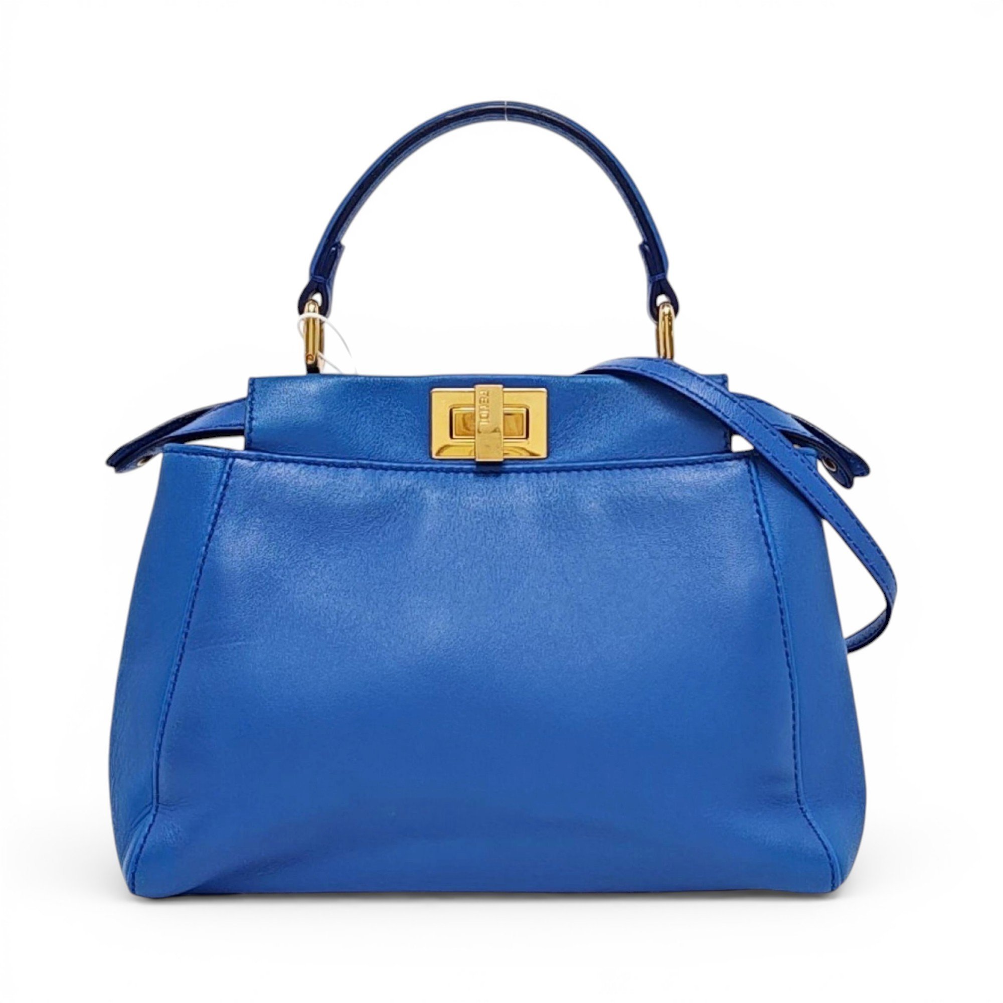 Peekaboo leather handbag