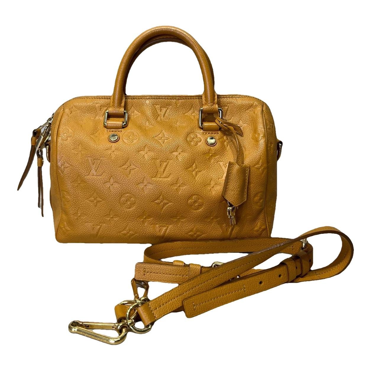 Speedy leather handbag