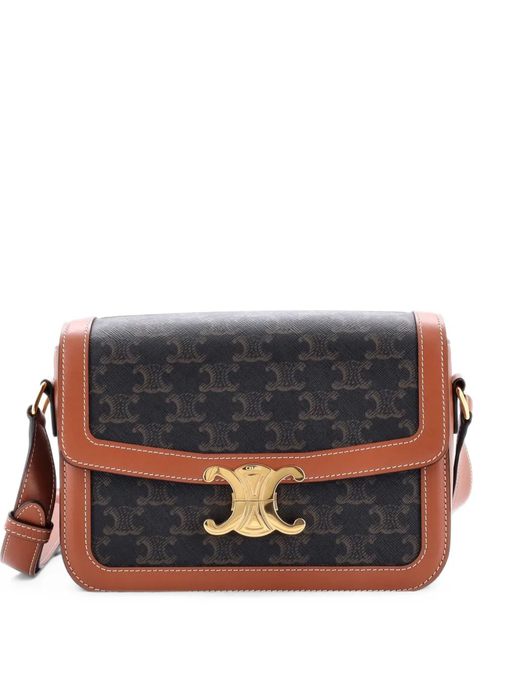 Triomphe Triomphe Coated Canvas Medium shoulder bag