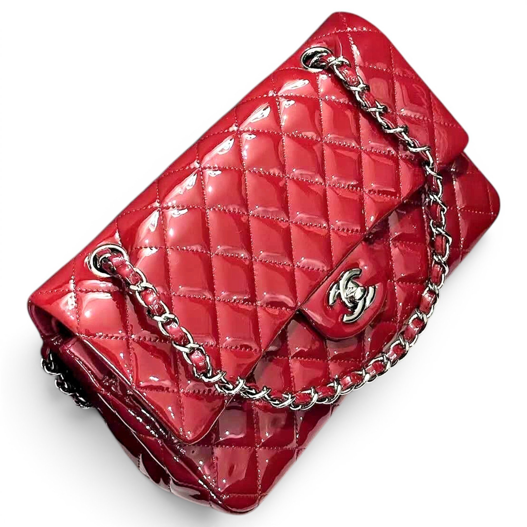 Timeless/Classique patent leather handbag