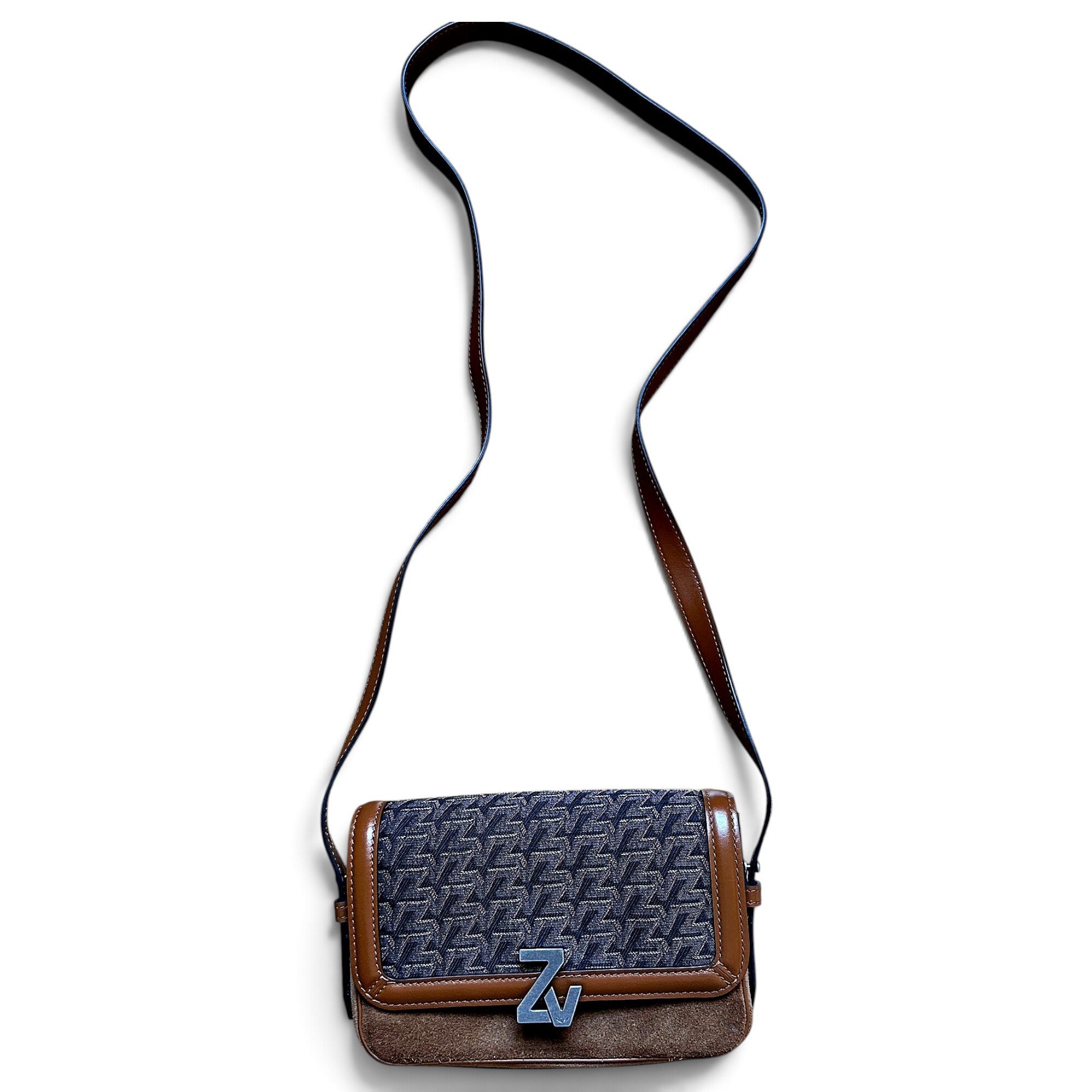 Leather clutch bag