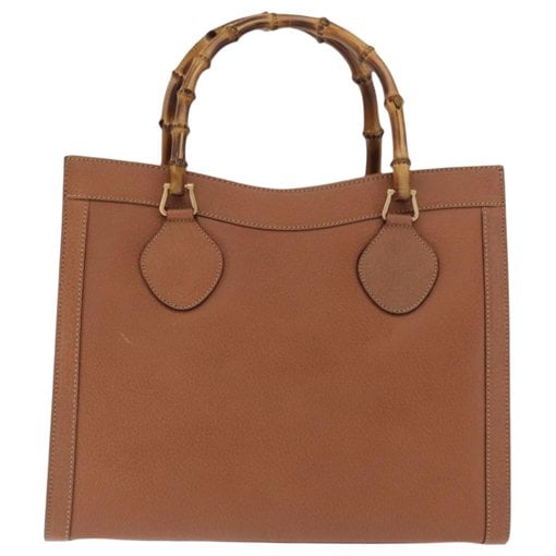 Bamboo leather handbag