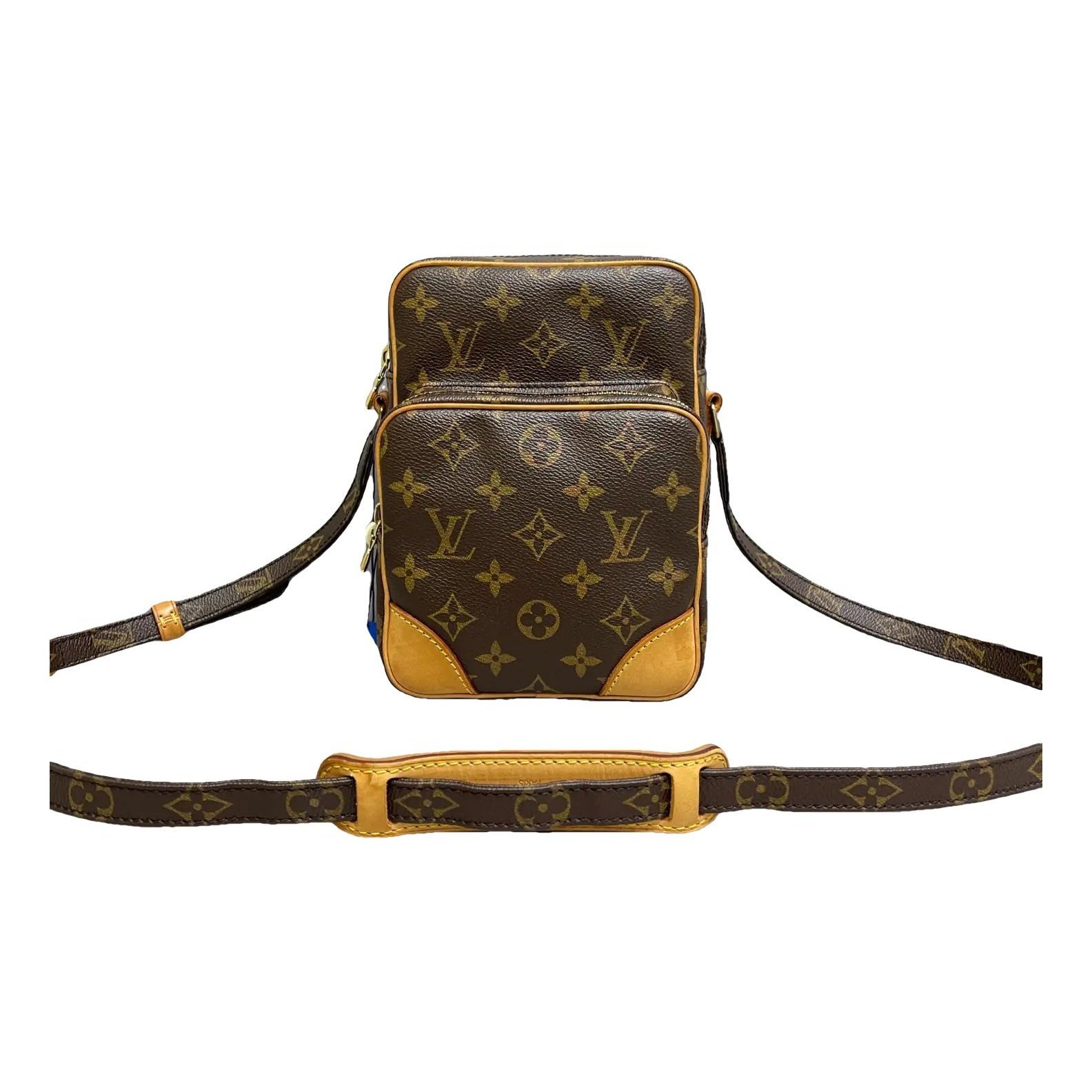 Amazon vinyl crossbody bag