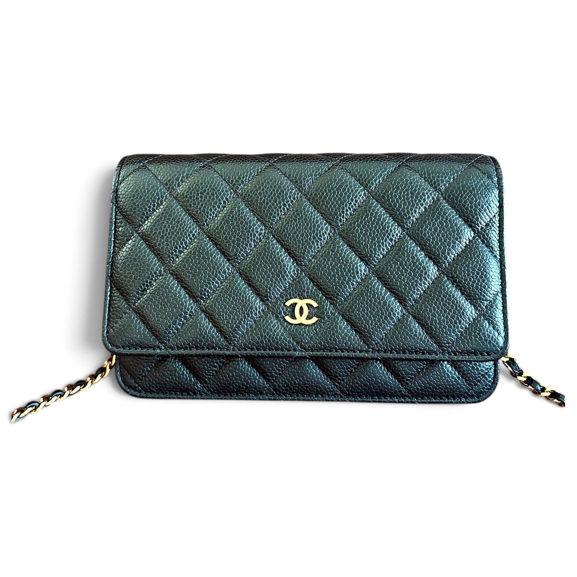 Wallet On Chain Timeless/Classique leather crossbody bag