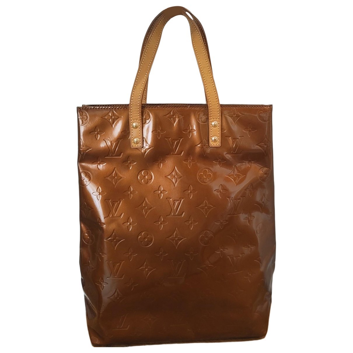Reade patent leather tote