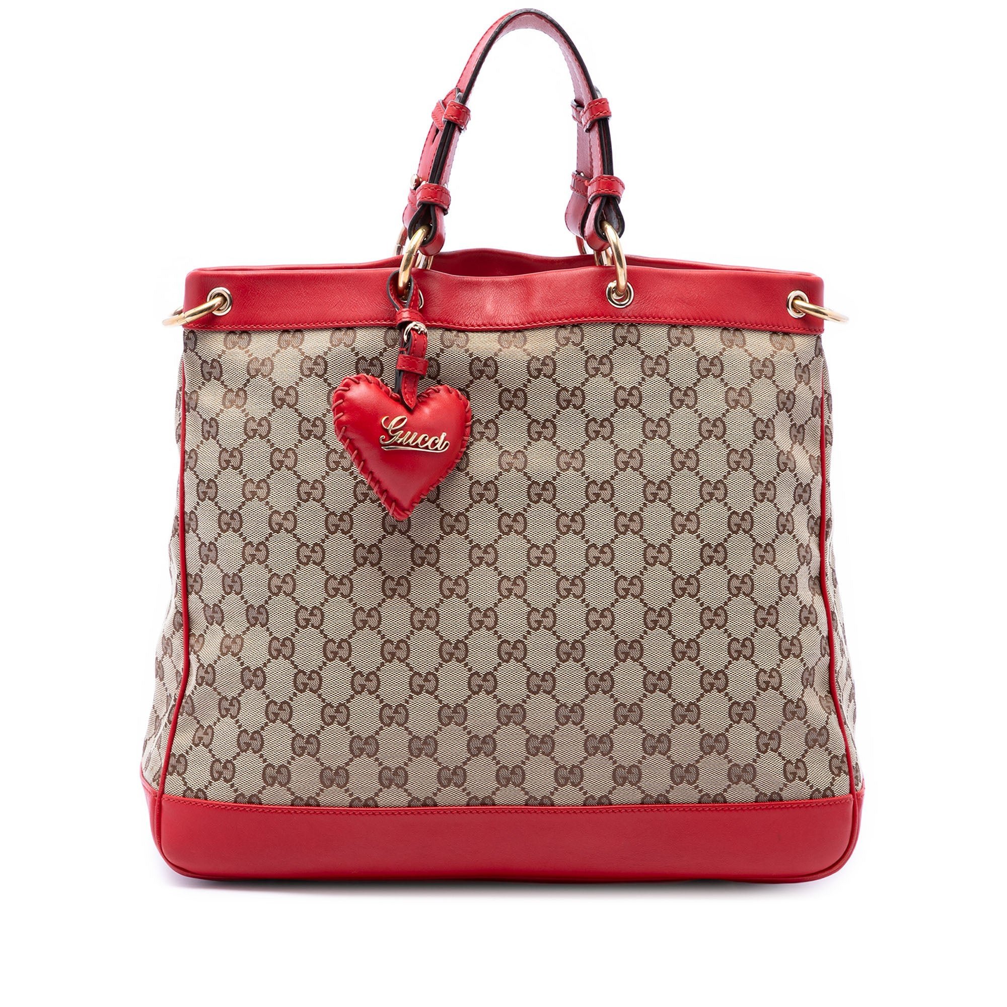 Gucci B leather handbag