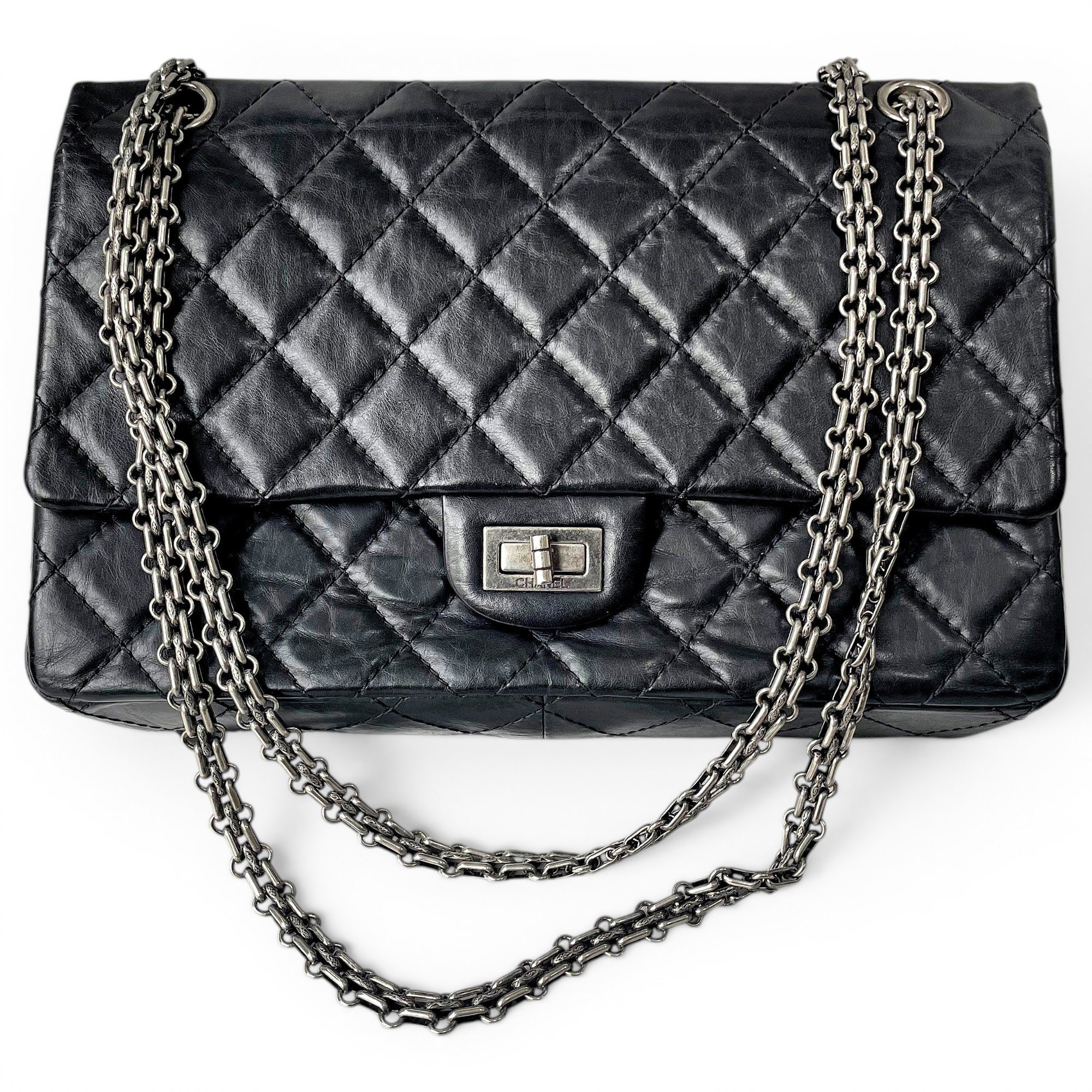 2.55 leather handbag