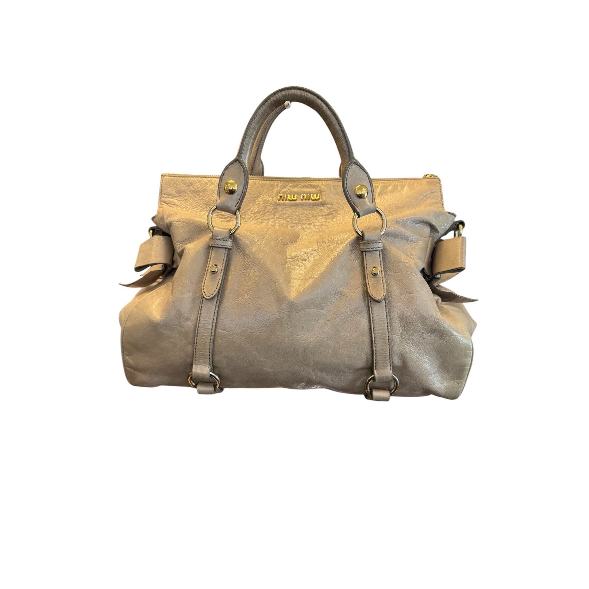 Leather handbag