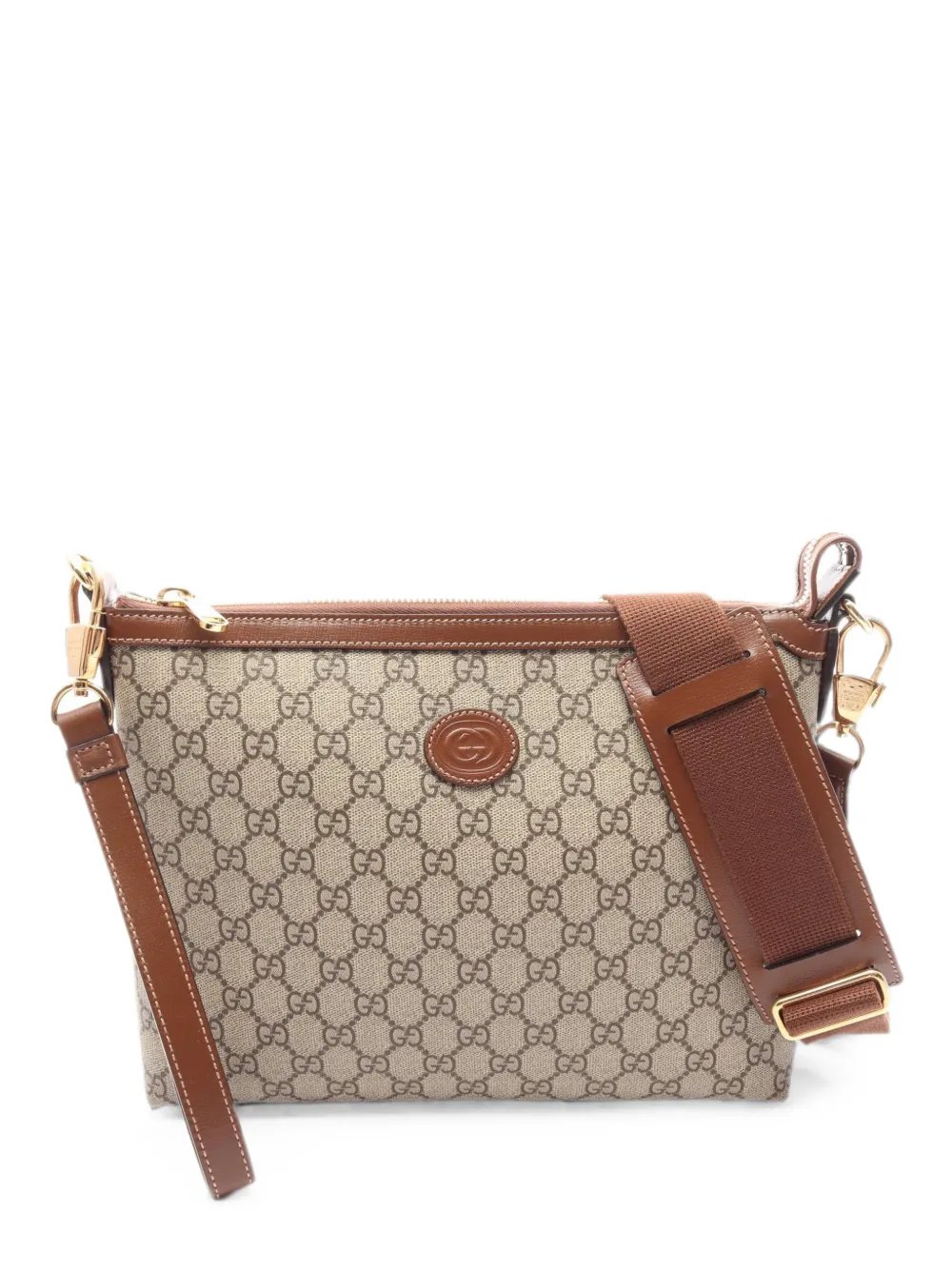 2010s GG Supreme Interlocking G messenger bag