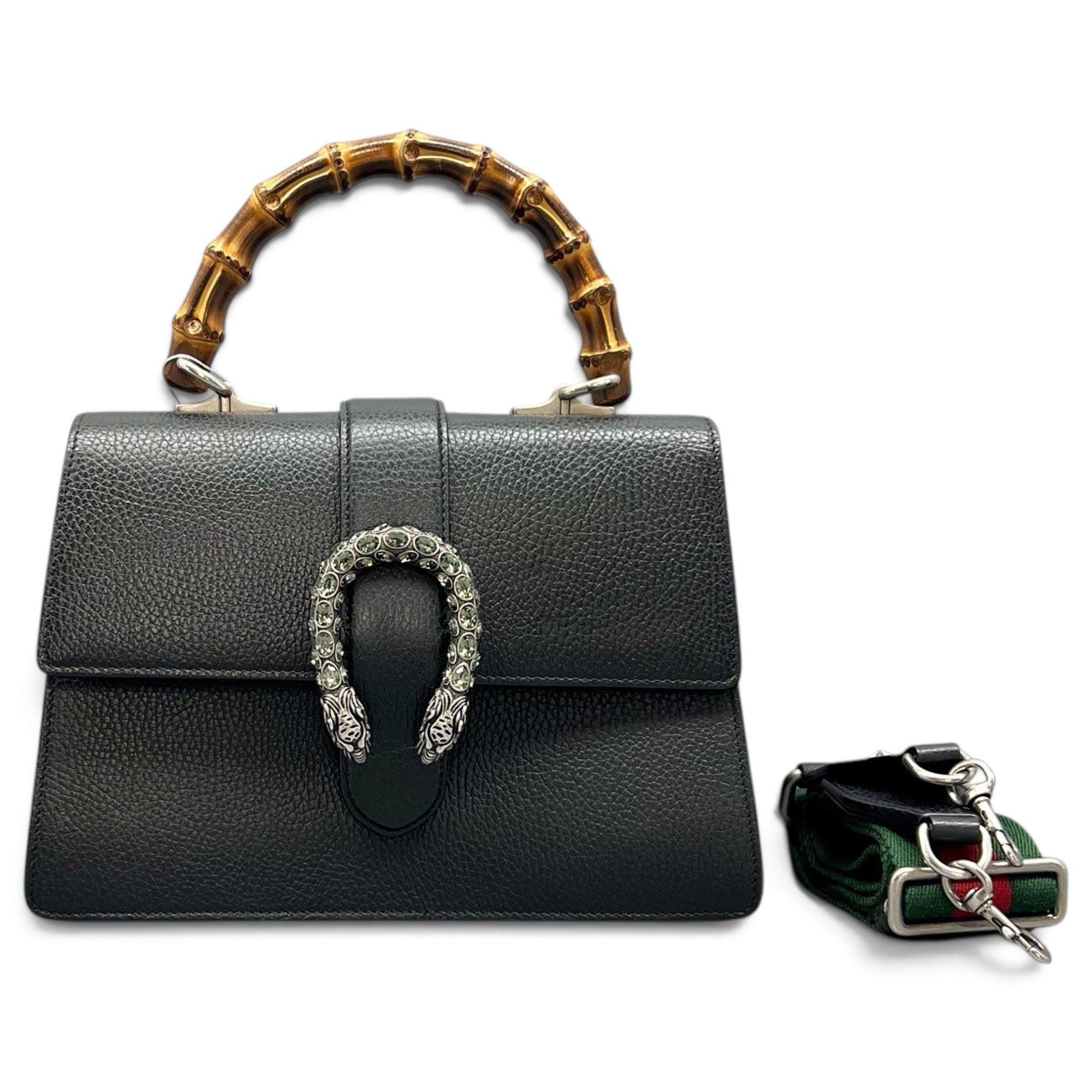 Dionysus Bamboo leather handbag