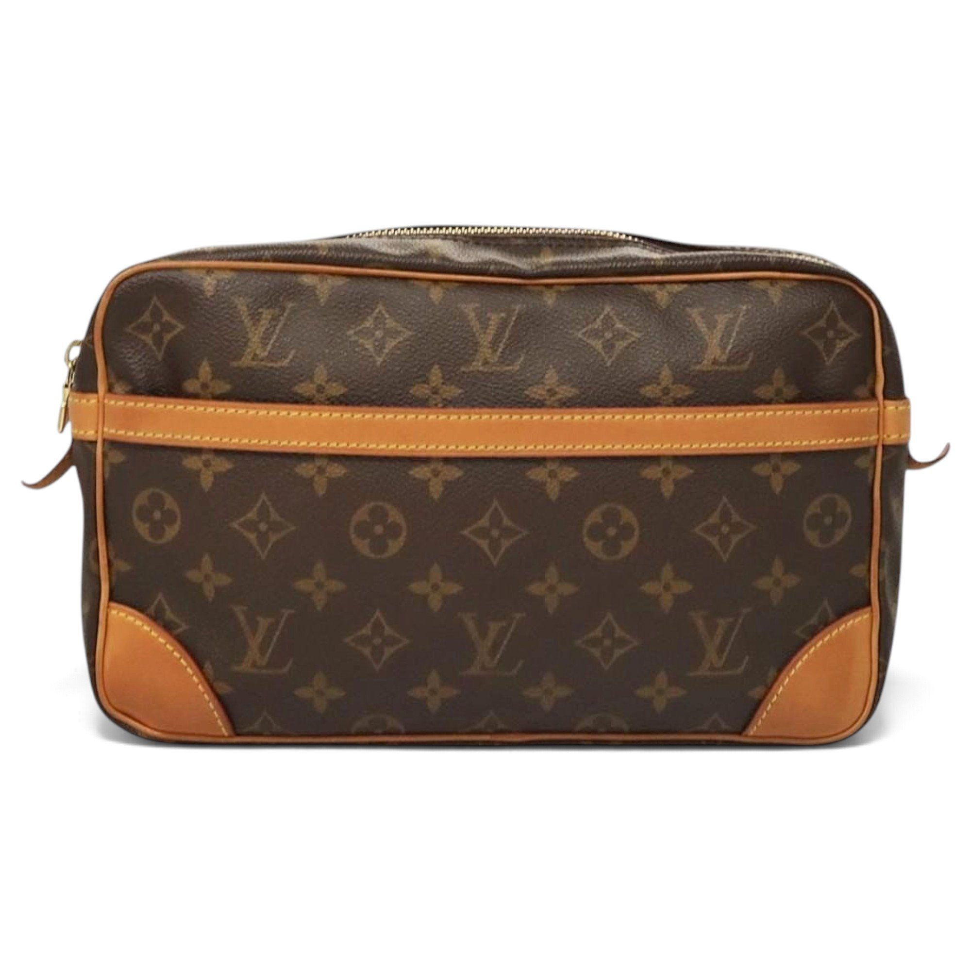 Leather clutch bag