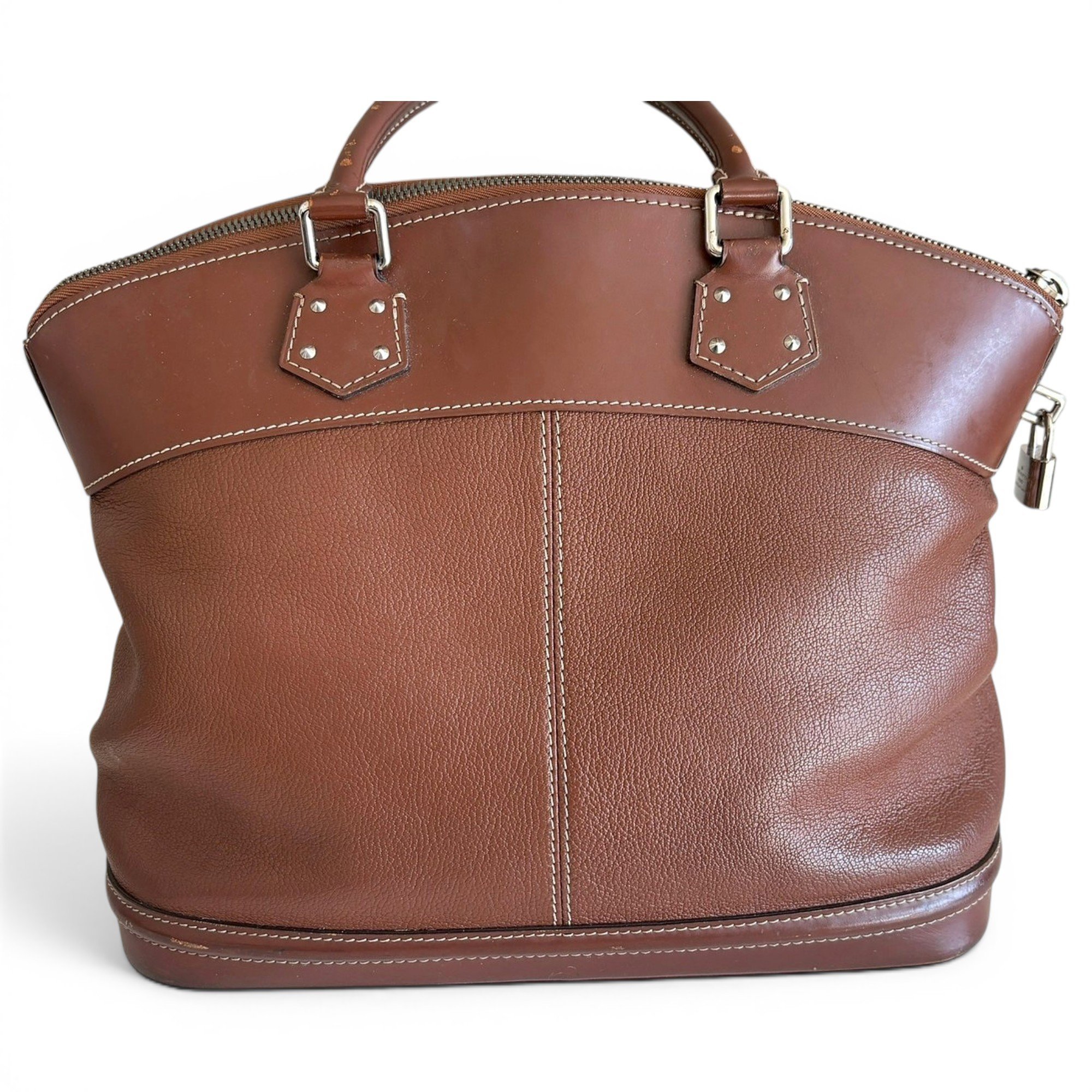 Lockit leather handbag