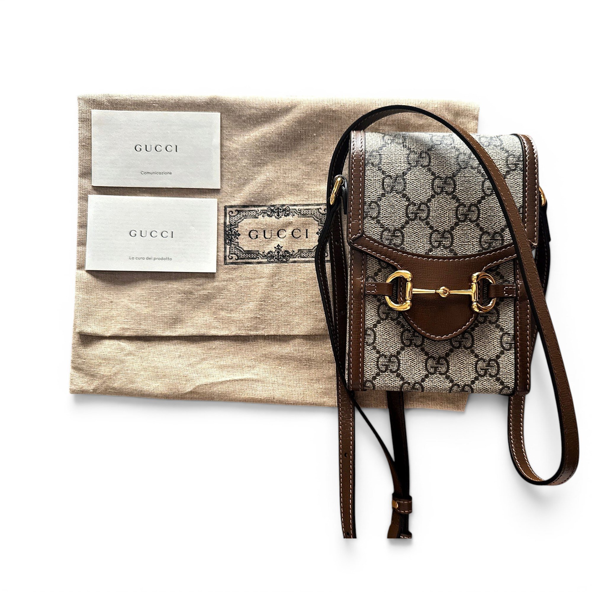 Horsebit 1955 leather crossbody bag