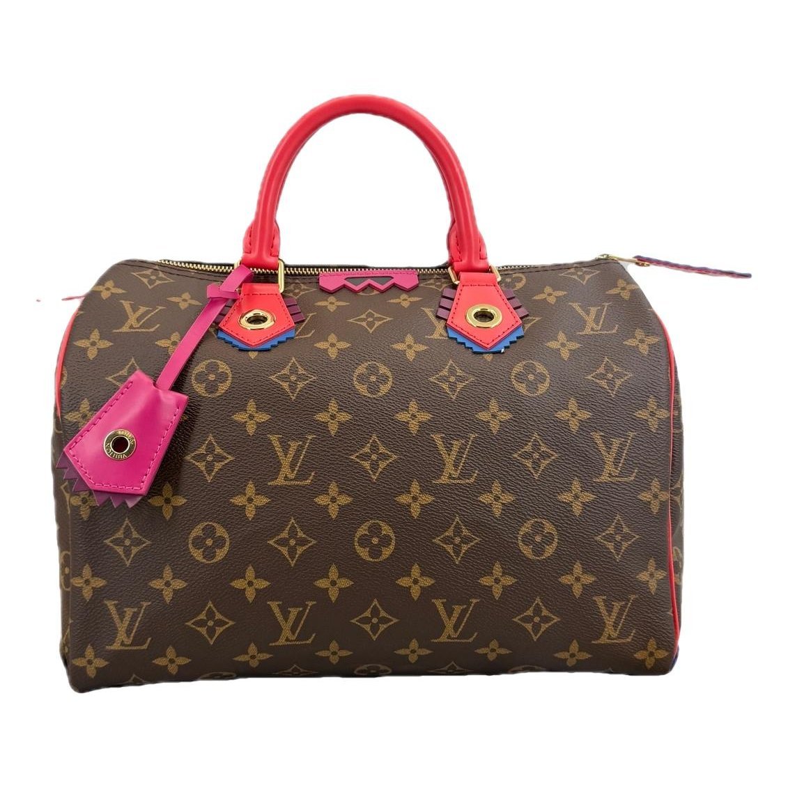 Speedy leather handbag