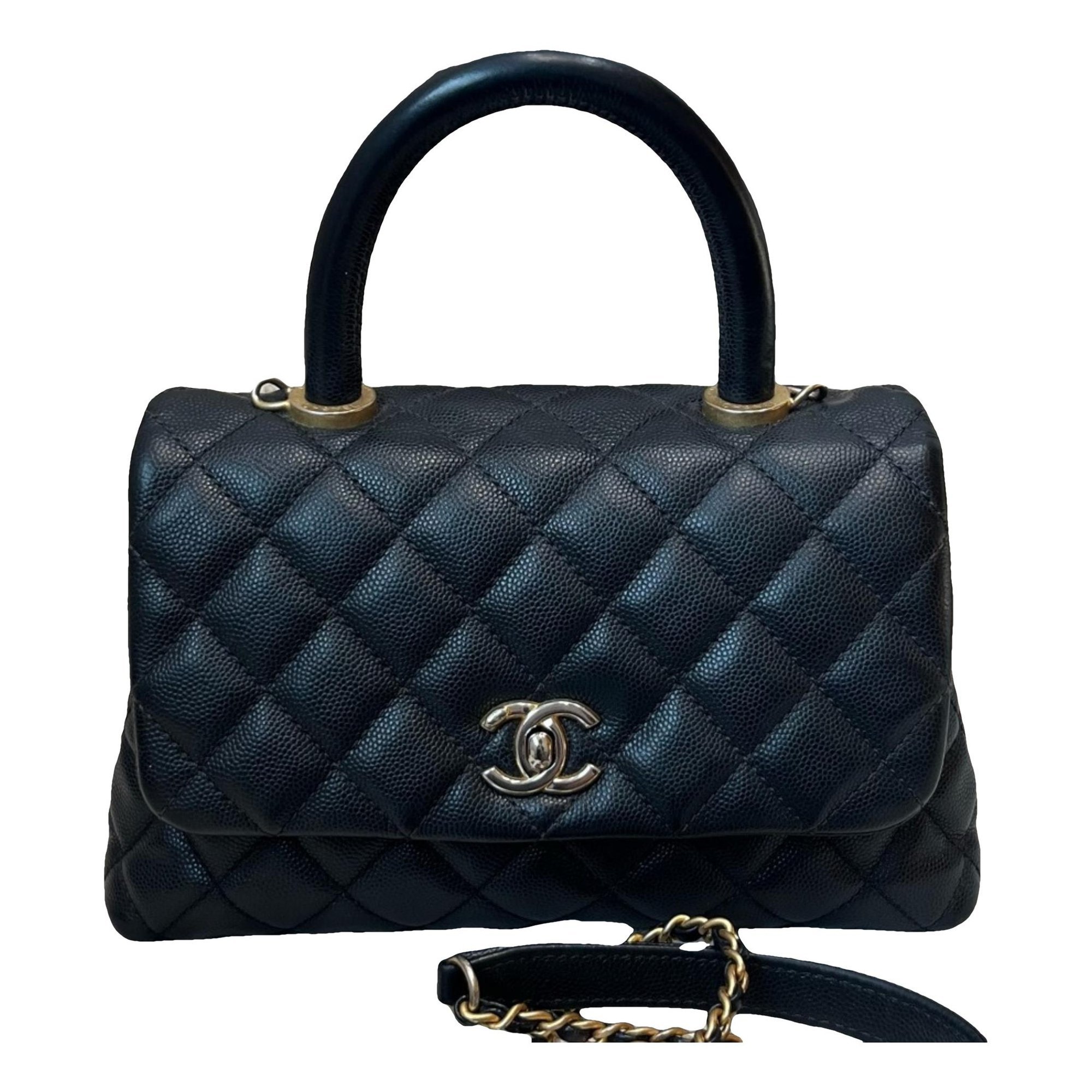 Coco Handle leather handbag
