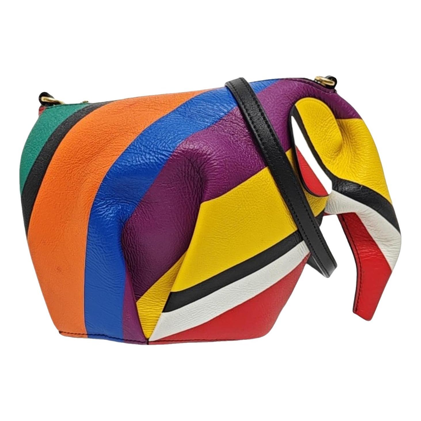 Animals leather handbag