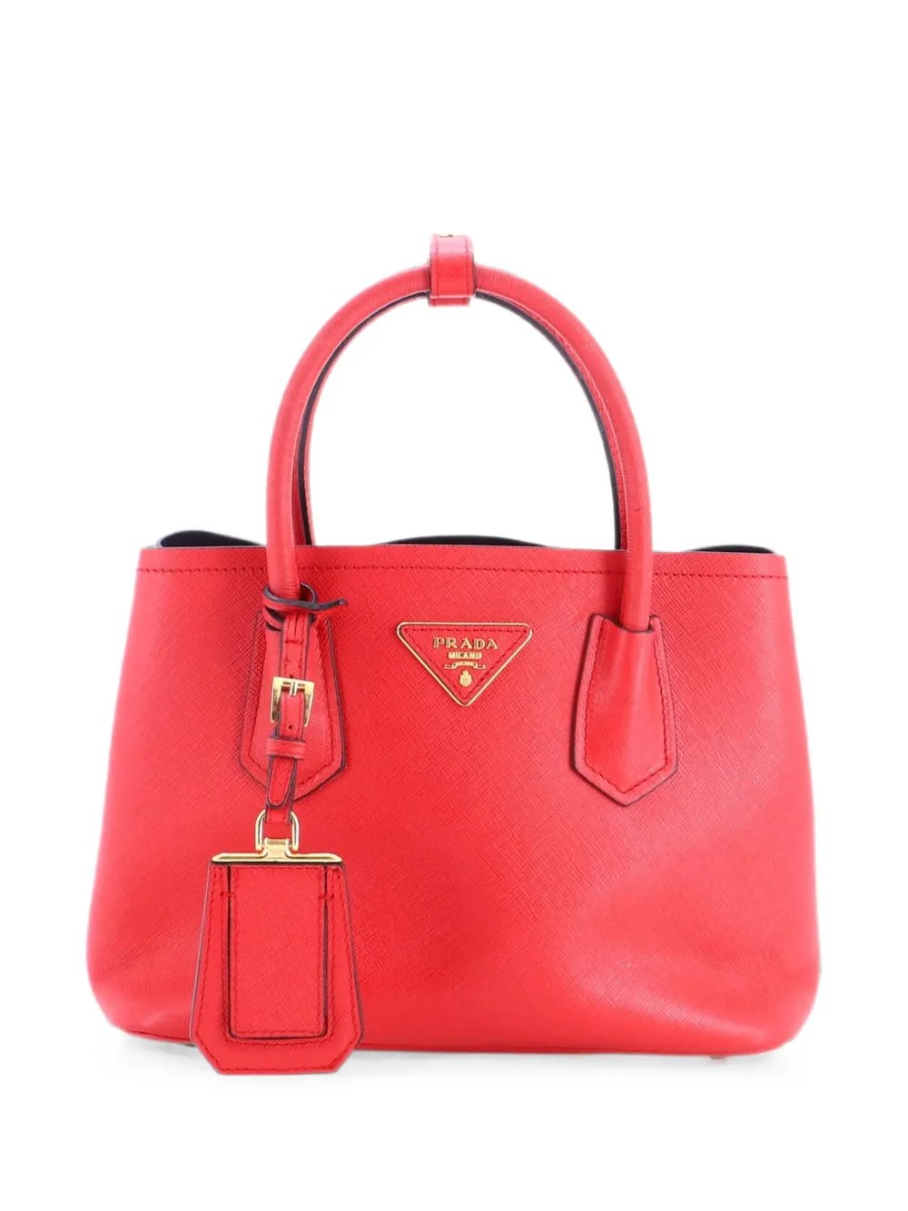 Cuir Double Saffiano Leather Mini tote bag