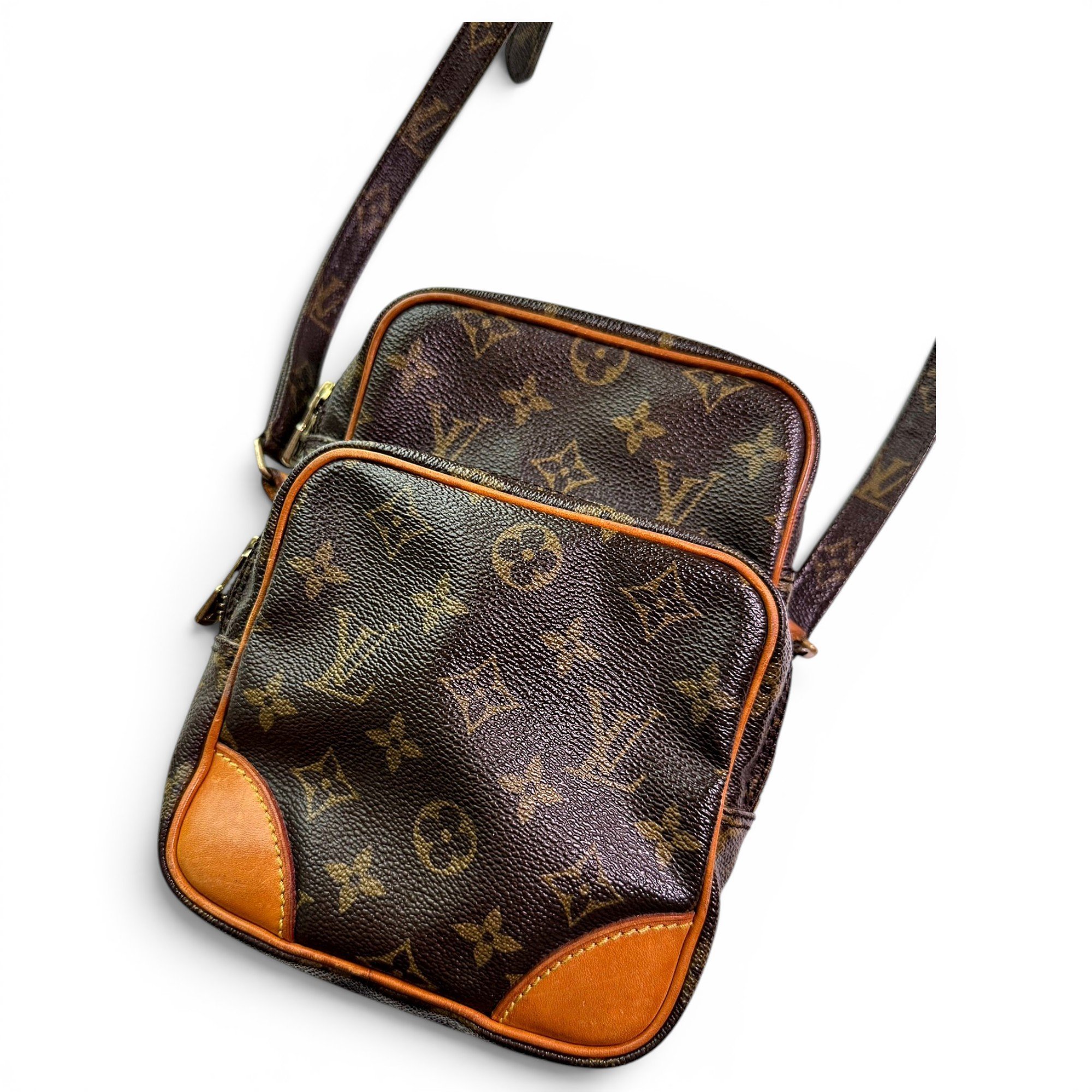 Amazon leather crossbody bag