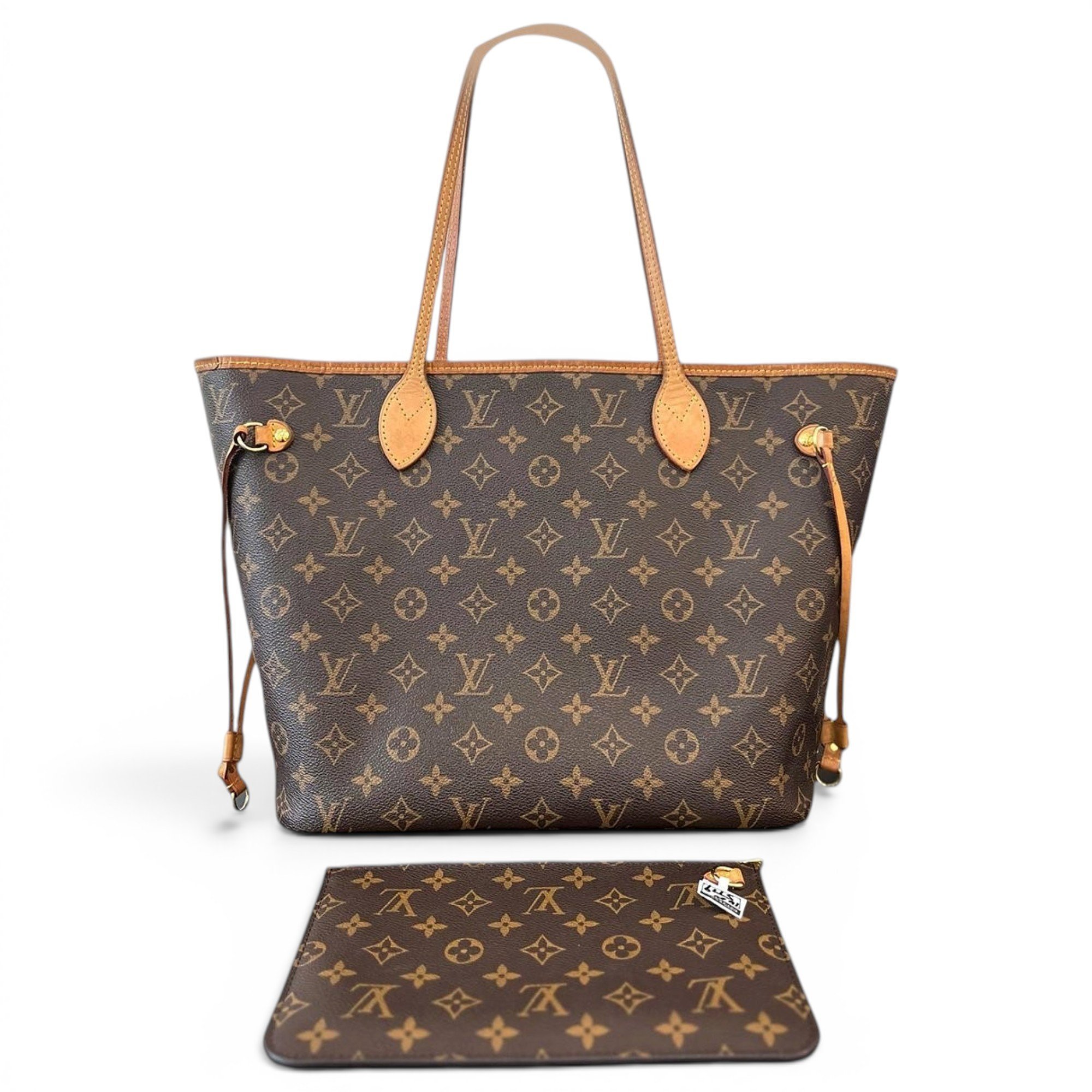 Neverfull leather tote