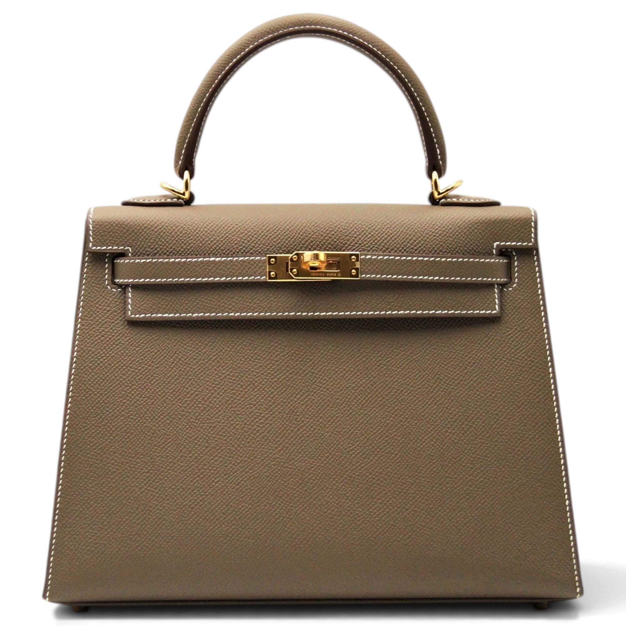 Kelly 25 leather handbag