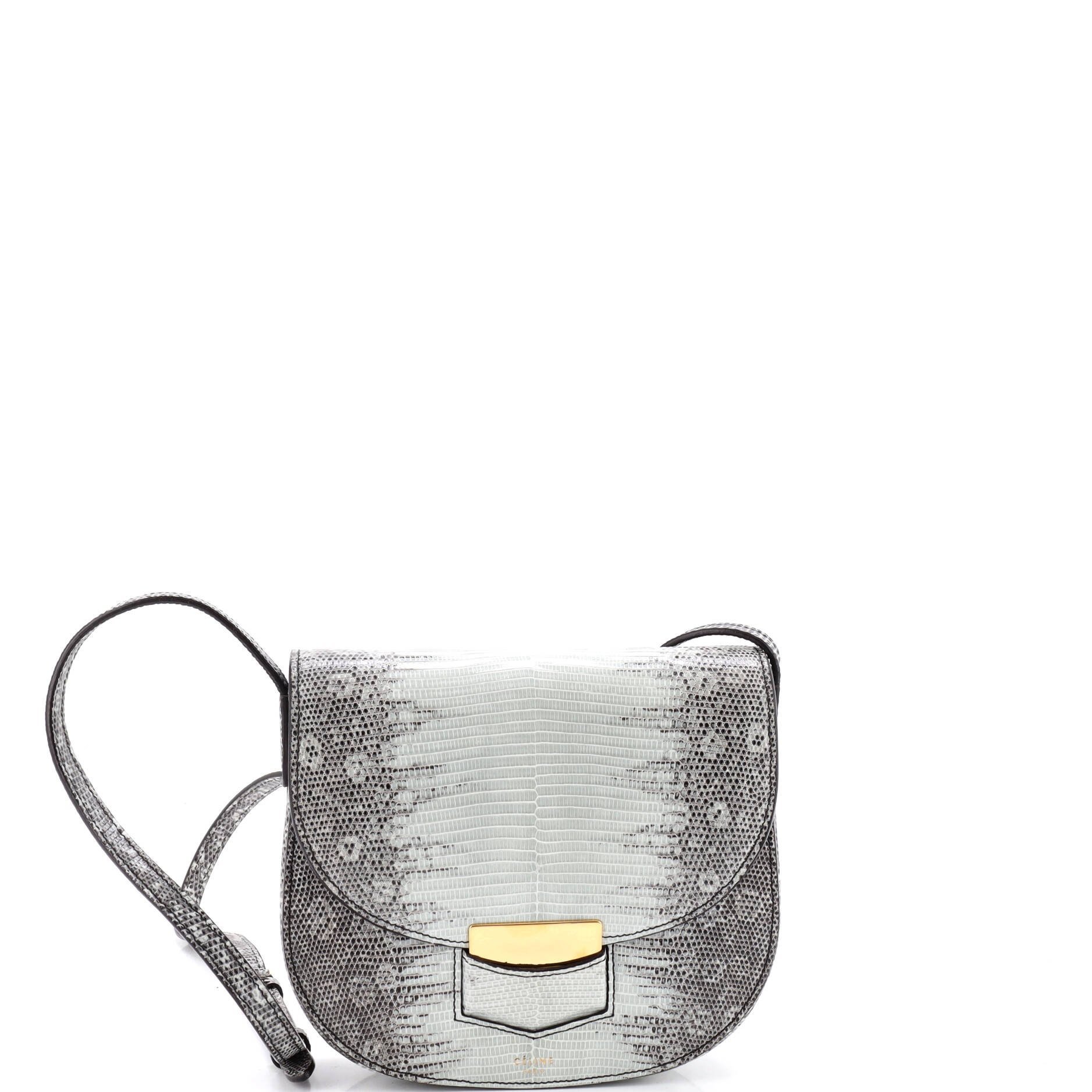 Lizard crossbody bag