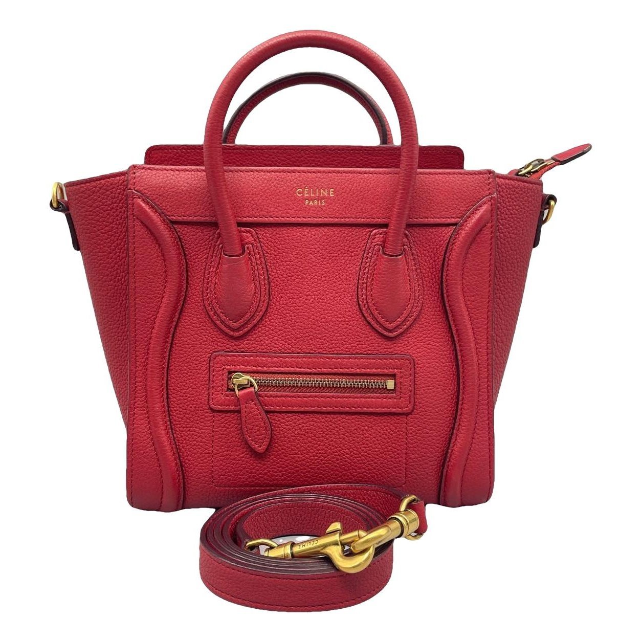 Nano Luggage leather handbag