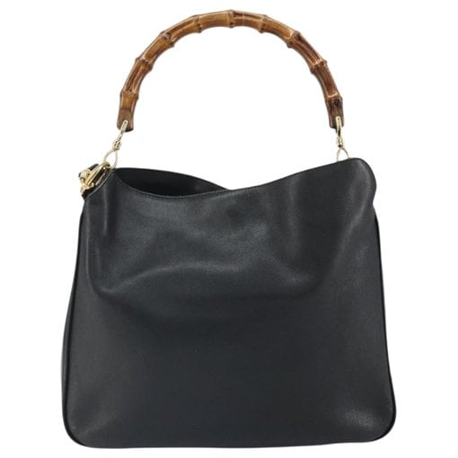 Bamboo leather handbag