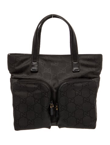 GG Canvas Top Handle Bag
