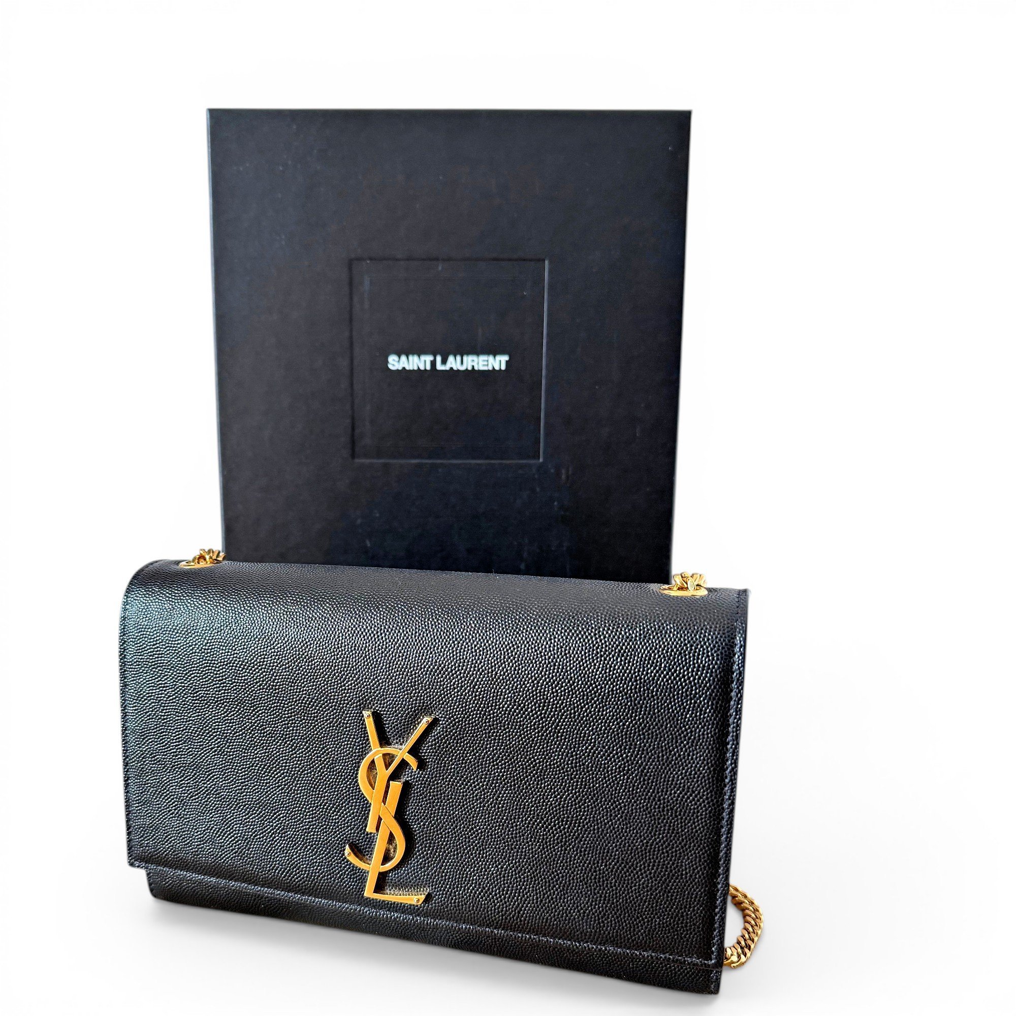 Kate monogramme leather clutch bag