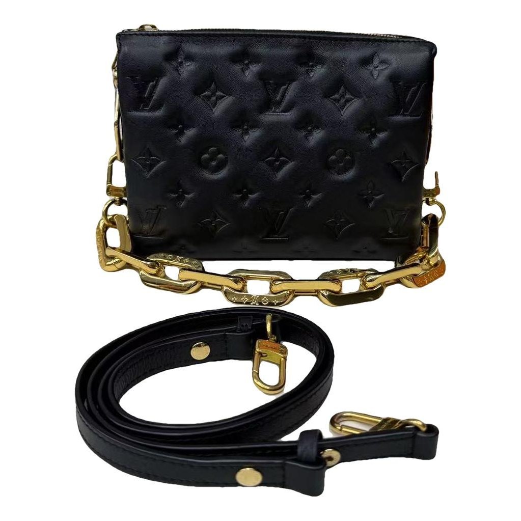 Coussin leather handbag
