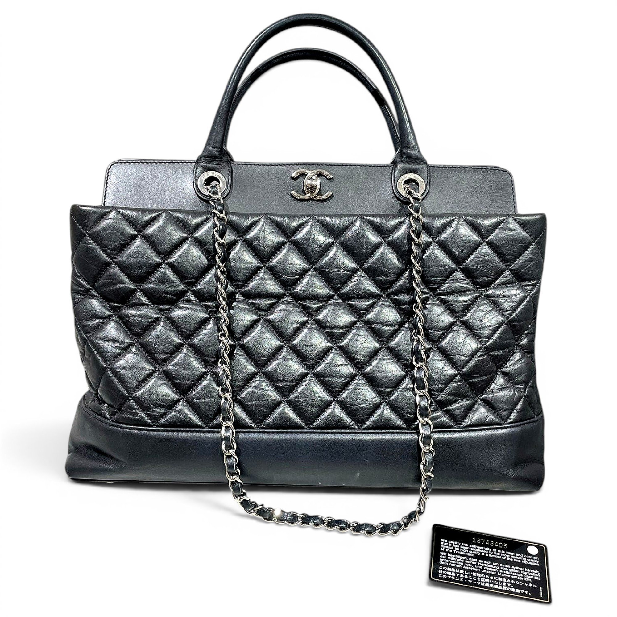 Leather handbag